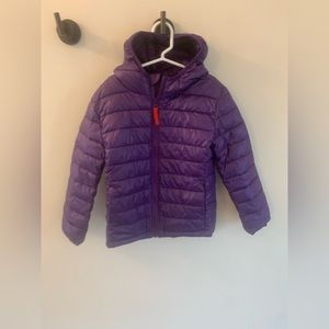 Purple Primary brand girls coat. Size 6/7
